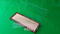 25L x 10W x 30H Table Top Clear Acrylic Display Case for Tall Model Ships