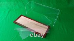 25L x 10W x 30H Table Top Clear Acrylic Display Case for Tall Model Ships