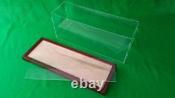 25L x 10W x 30H Table Top Clear Acrylic Display Case for Tall Model Ships