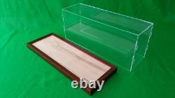 25L x 10W x 30H Table Top Clear Acrylic Display Case for Tall Model Ships