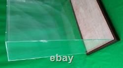 25L x 10W x 30H Table Top Clear Acrylic Display Case for Tall Model Ships
