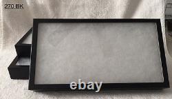 #270 (8)Riker Mount Display Case Shadow Box Frame Tray 14 1/2 X 7 3/4 X 1 1/2