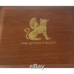 2oz Hardwood Display CASE ONLY Box For Queens Beast ONLY Holds 20 GRIFFIN 777