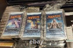 3 Sealed Coldsnap Booster Packs Magnetic Acrylic Display Case Magic MTG vintage