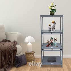 3-Tier Acrylic Display Case Figurines Toy Ornament Display Shelf