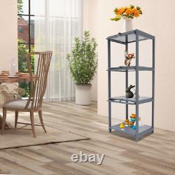 3-Tier Acrylic Display Case Figurines Toy Ornament Display Shelf