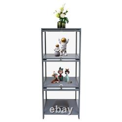 3-Tier Acrylic Display Case Figurines Toy Ornament Display Shelf