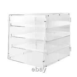 3-Tier Commercial Pastry Display Case, Countertop Bakery Display Case, Clear Box