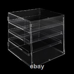 3-Tier Commercial Pastry Display Case, Countertop Bakery Display Case, Clear Box