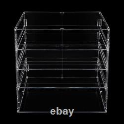 3-Tier Commercial Pastry Display Case, Countertop Bakery Display Case, Clear Box