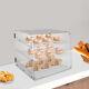 3 Tiers Clear Pastry Display Canbinet&Commercial Bakery Acrylic Display Case New