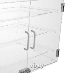 3 Tiers Clear Pastry Display Canbinet&Commercial Bakery Acrylic Display Case New