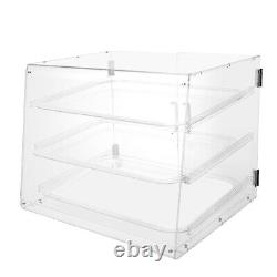 3 Tiers Clear Pastry Display Canbinet&Commercial Bakery Acrylic Display Case New