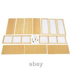 3 Tiers Display Cabinet Toys Display Shelf Case Large Capacity Storage Cabinet