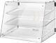 3 Tray Commercial Countertop Bakery Display Case With Rear Doors 21 x 17 Defect