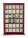 30 Watch Cherry Wood Display Wall Case Stand Rosewood Storage Organizer Box Hang