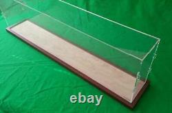 30 x 6 x 12 Acrylic Display Case Showcase for Large Scale Trains and Ships