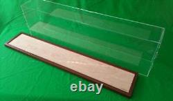 30 x 6 x 12 Acrylic Display Case Showcase for Large Scale Trains and Ships