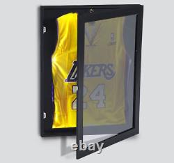 31.5 Jersey Display Case Lockable Shadow Box Frame Football Baseball Basketball