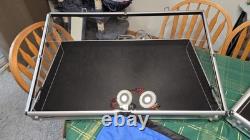 34 Inch X 22 Inch Deep Portable Showcase With Lock For Jewelery, Trading Cards