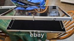 34 Inch X 22 Inch Deep Portable Showcase With Lock For Jewelery, Trading Cards
