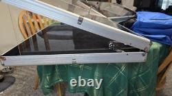 34 Inch X 22 Inch Deep Portable Showcase With Lock For Jewelery, Trading Cards