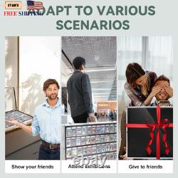 34 in X 22 in Silver Card Show Display Case Large Aluminum Trading Card Display 34 in X 22 in Silver Card Show Display Case Large Aluminum Trading Card Display