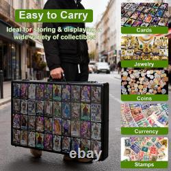 34X22 Aluminum Trading Card Display Case with 2 Password Lock