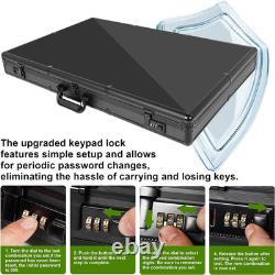 34X22 Aluminum Trading Card Display Case with 2 Password Lock