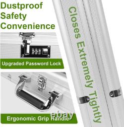 34X22 Aluminum Trading Card Display Case with 2 Password Lock for Exhibition
