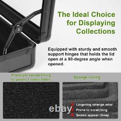 34X22 Aluminum Trading Card Display Case with 2 Password Lock for Exhibition