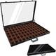 34x22 Card Show Display Case Aluminum, Trading Card Case with Handle, (Black)