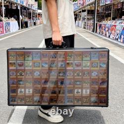 34x22 Card Show Display Case Aluminum, Trading Card Case with Handle, (Black)