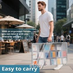 34x22 Portable Trade Show Display Case for Trade Shows & Table Top Card Dis