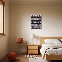 35 Graded Sports Baseball Card Display Case Lockable Wall Mount 3 Pack