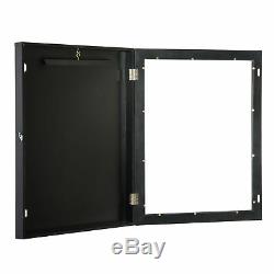 35 Jersey Display Case Lockable Shadow Box Frame Football Baseball Basketball