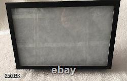 #350 (10) Riker Mount Display Case Shadow Box Frame Tray 12 X 8 X 2