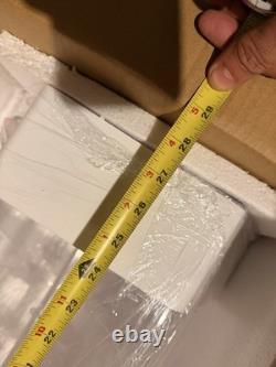 360° Electric Rotating Clear Display Case with Built In LED 27.5in X 13.5in