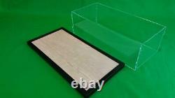 36Lx24Wx10H Acrylic Display Case Box Table Top Kit Black Frame for Lego Toys