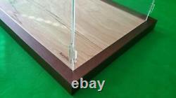 36Lx24Wx10H Acrylic Display Case Box Table Top Kit Walnut Frame for Lego Toys