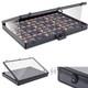 36X24 Acrylic Clear Top Display Locking Travel Case Trading Coin/Card/Jewelry