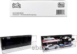 4 Car Acrylic Display Show Case for 1/18 Scale Models by Auto World