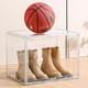 4 Pack Extra Large Clear Display Cases with Magnetic Doors for Organizing