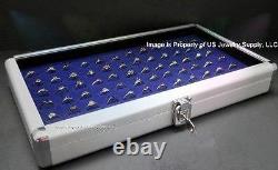 4 Wholesale Locking Aluminum Ring Display Portable Storage Boxes Cases 4 Colors