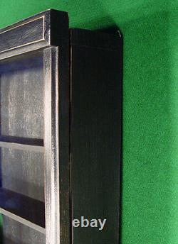 4 deep WALL CURIO CABINET SHADOW BOX DISPLAY CASE SHELF