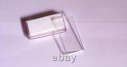 5.5x3 Cm Clear Rectangular Gemstone/ Jewelry Container Display Box Case