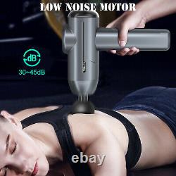 5 PCS Massage Gun Power Massagers Vibration Muscle Therapy Percussion Tissue