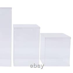 5 Pieces Acrylic Display Box Rectangular Floral Display Box Freestanding New