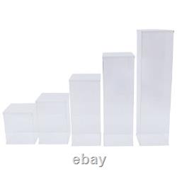 5 Pieces Acrylic Display Box Rectangular Floral Display Box Freestanding New