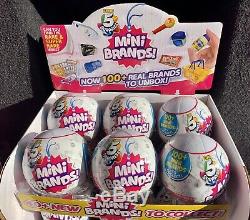 5 Surprise MINI BRANDS Zuru Full Case of 12 Balls with Display Box NEW